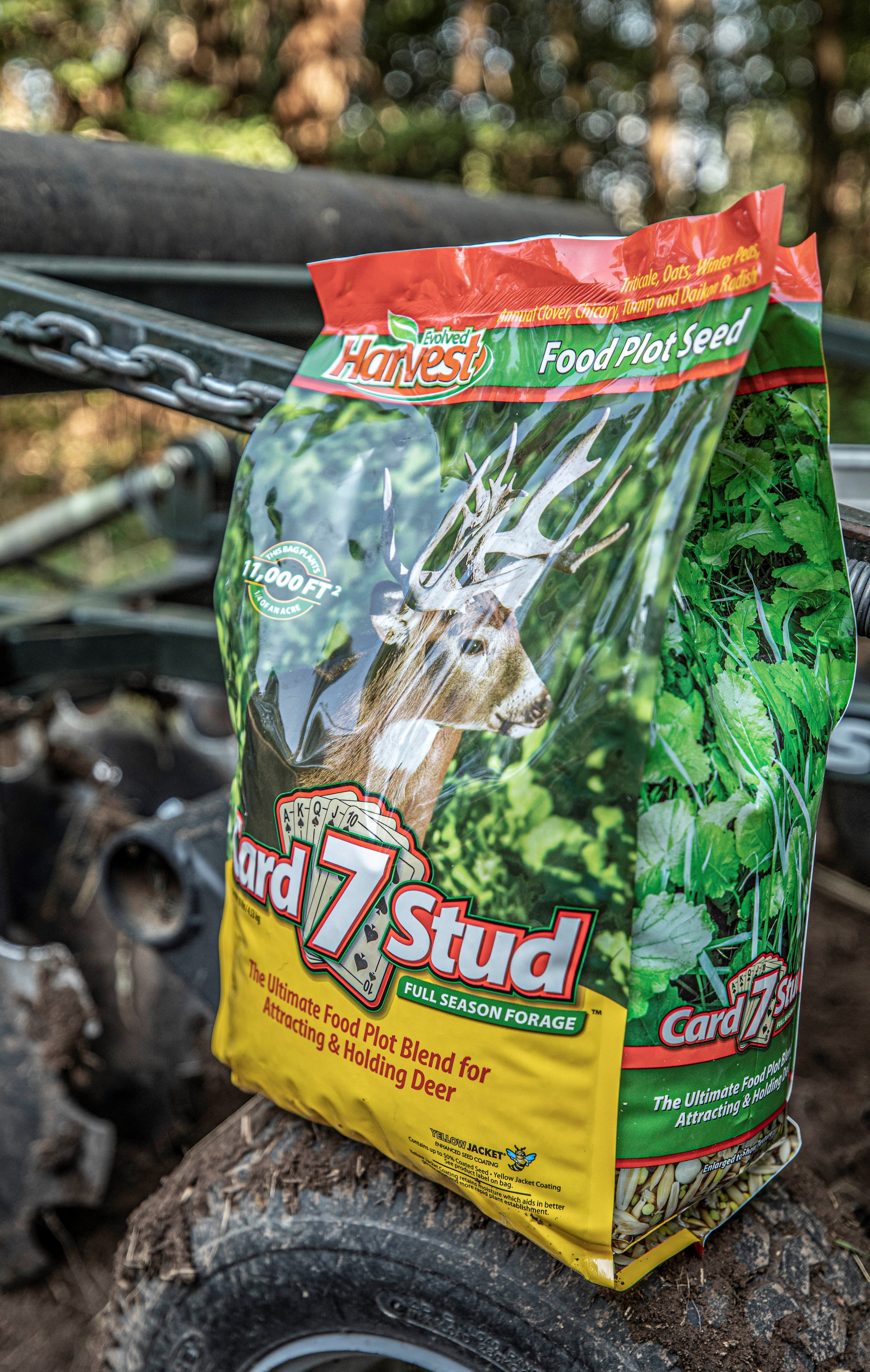 (2 pack) Evolved Harvest Card 7 Stud Full Season Forage Food Plot Seed, 10 lb. Bag