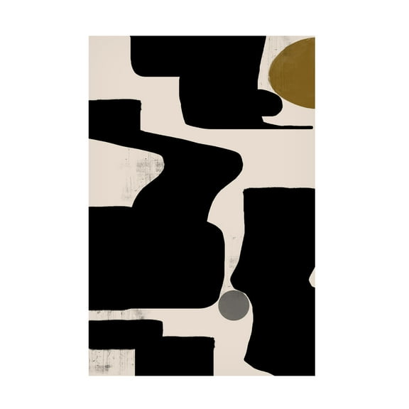 Trademark Fine Art THE MIUUS STUDIO Abstract Art No3 Canvas Wall Art