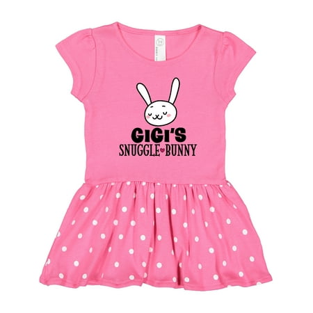 

Inktastic Gigi Snuggle Bunny Easter Outfit Gift Toddler Girl Dress