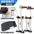 thumbnail image 5 of Adjustable Aluminum Alloy Stilts 18"-30" For Walking Taping Finishing Painting, 5 of 10