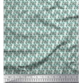 thumbnail image 1 of Soimoi Polyester Crepe Fabric Dot & Square Shirting Decor Fabric Printed Yard 42 Inch Wide, 1 of 1