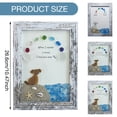 thumbnail image 6 of Handmade Sea Glass Art Pet Memorial Photo Frames,Dog Loss Remembrance Picture Frames Keepsake Decor Frames for Pet Lovers Home Memorial Decor Sympathy Gift,Distressed Wood Wall Desktop,C-style, 6 of 6
