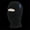 Black, variant on Face Mask 1 Hole Beanie- Red