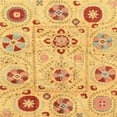 thumbnail image 1 of Ahgly Company Indoor Square Abstract Orange Abstract Area Rugs, 6' Square, 1 of 6