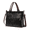 Black, variant on Women's Gray PU Handbag - 2-in-1 Handheld & Crossbody, Large Capacity, Multi-Pockets, for Daily & Commuting