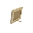 thumbnail image 3 of Creative Hobbies® Unfinished 1/2 Inch Thick Wood Craft Picture Frame Holds 4x6 Inch Photo - Peg Stand Included, 3 of 5