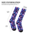 thumbnail image 2 of Lsque Skull daisy purple Pattern Sport Compression Socks for Men & Women 15-20 mmHg Knee High Nurse Pregnant Running Medical and Travel Athletic, 2 of 6