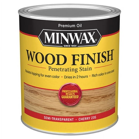 4-Pack of 1 qt Minwax 70009 Cherry Wood Finish Oil-Based Wood Stain
