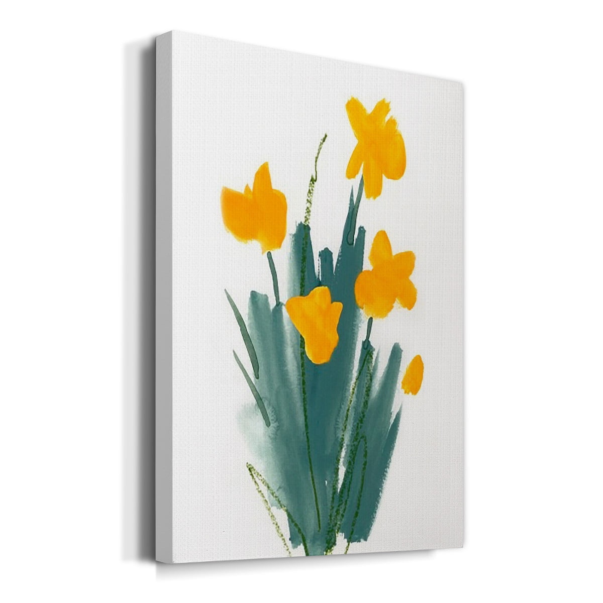 Daffodil Bunch II Premium Gallery Wrapped Canvas - Ready to Hang