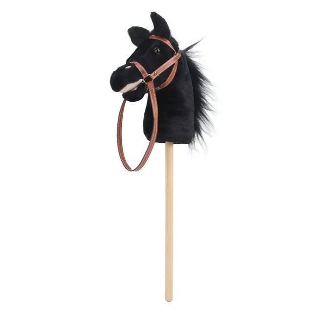Plush Horse Riding Stick, Cartoon Handcrafted Plush Stick Horse Toy Soft for Children for Indoor