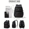 thumbnail image 2 of Men's Nylon Backpack Simple Large Capacity Computer Travel Backpack Schoolbag For College High School Junior High School Students, 2 of 5
