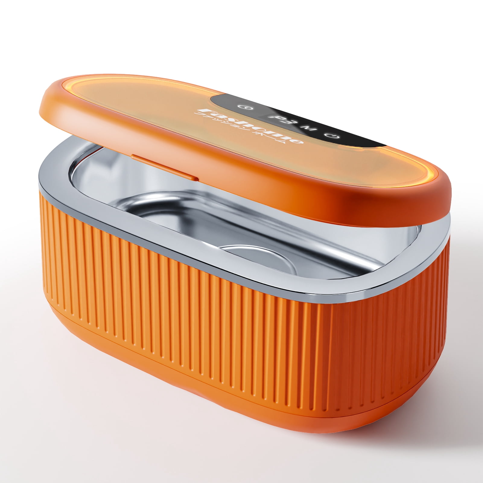 Professional Ultrasonic Cleaner with 200ML Solution, 45KHz 20oz Jewelry Cleaner Ultrasonic Machine with Basket Watch Stand for Rings, Necklaces, Eyeglasses, Dentures, Retainers