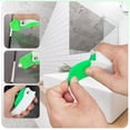 thumbnail image 6 of 9-in-1 Caulking Tool Set with Blade, Upgraded Caulk Remover Tool & Caulking Removal Tool for Bathroom Kitchen Window Sealing Silicone Sealant Finishing Tool Green, 6 of 9