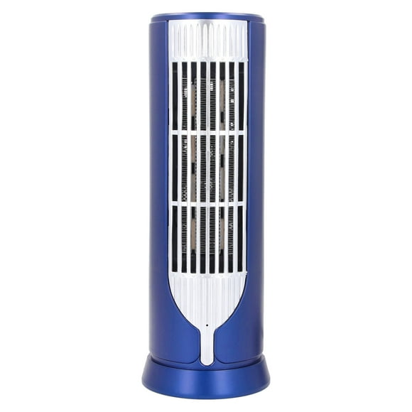 Electric Heaters, Desktop Tower Space Heater Ptc Ceramic Heating 1000w 2 Levels Portable Heaters Small Tower Space Heater Blue for Indoor Office Home Use Tower Heater Space Heater