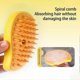thumbnail image 2 of Cepillo de vapor para gatos, 2024 Cepillo de vapor para gatos para limpiar el pelo, Cepillo para gatos con vapor, Cepillo de vapor 3 en 1 para gatos, Cepillo de vapor para gatos autolimpiante amarillo, 2 of 3