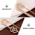 thumbnail image 5 of 4 unids suéter broches ropa Rhinestone Pasas de pecho ropa decoración accesorios, 5 of 5