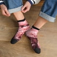 thumbnail image 3 of Pofeuu Delicate Pink Carnations Print 30cm Socks, Adult Running Hiking Socks for Youth and Adult, 3 of 7