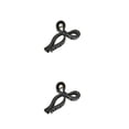 thumbnail image 2 of Minnieouse Accesorio de garra para el pelo con lazo de temperamento para mujer, pinzas de tiburón acrílicas para niñas, pasadores, tocados de Type3 NO3, 2 of 6