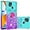 Blue Purple, variant on Slim Fit Phone Case for Xiaomi Poco C40, Bling Shiny Quicksand Effect TPU Bumper Case with Four Corners Heavy Protection Anti-Fall Cover for Xiaomi Poco C40,Purple Blue