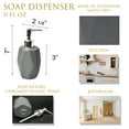 thumbnail image 3 of Hand Soap and Lotion Dispenser Diamond Grey, 3 of 7