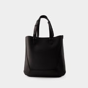Alexander Mcqueen Men's The Edge Medium Shopper Bag - Leather - Black Black