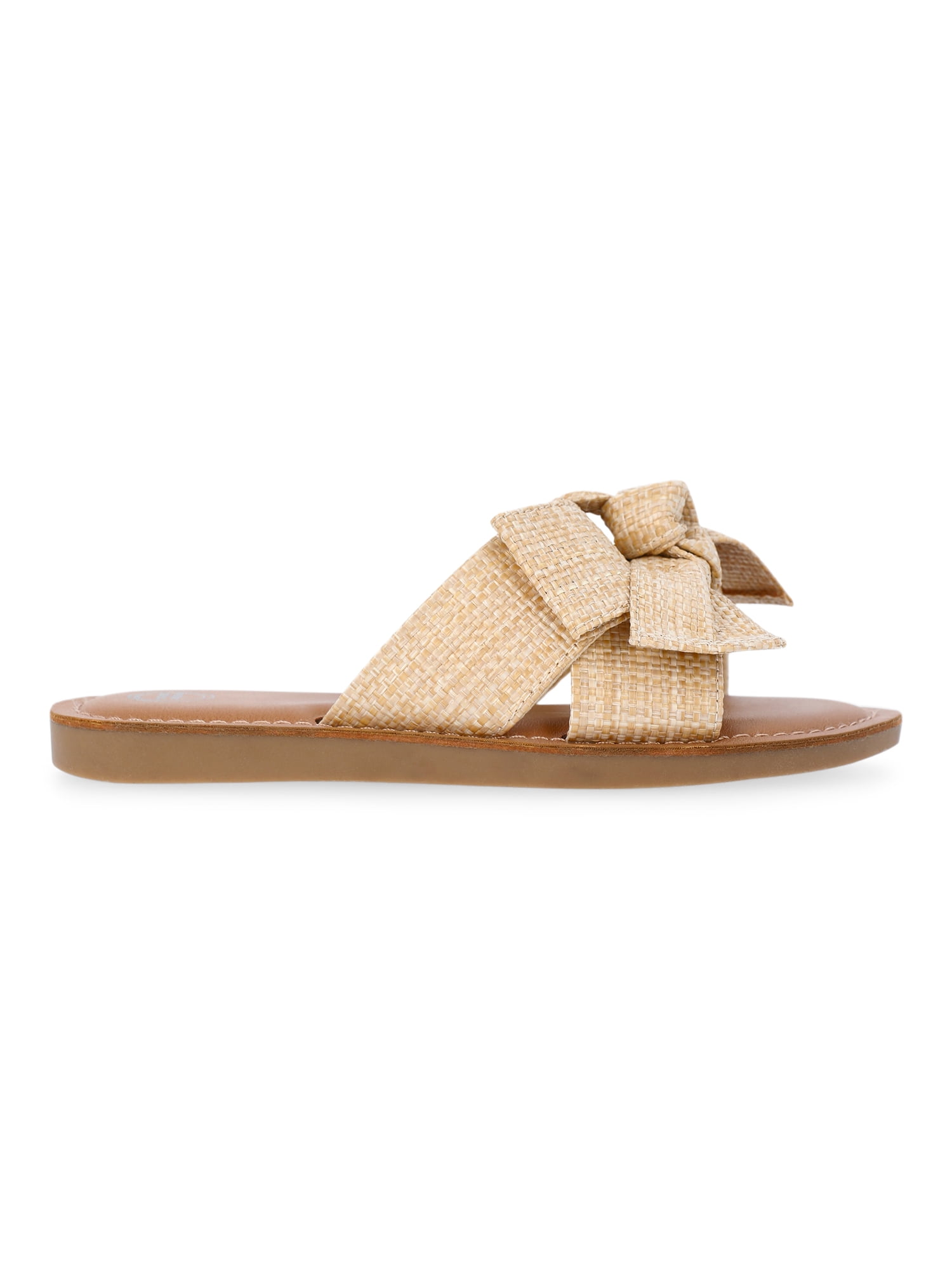 Wonder Nation Little Girls and Big Girls Mommy & Me Flat Sandals