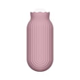 thumbnail image 1 of Toystoory Botella de agua caliente a prueba de frío cómoda bolsa calentadora de manos Anti-escaldado relleno de agua pies bolsa caliente oficina niños Suministros térmicos Púrpura L Toystoory HA071756-01, 1 of 6
