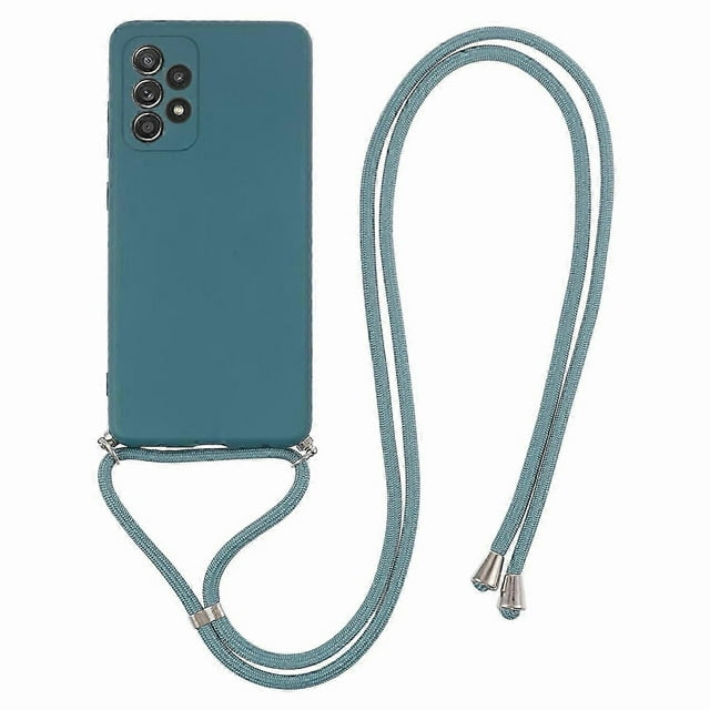 For Samsung Galaxy A23 4g/a23 5g (global Version) Case Rubberized Phone Cover With Long Lanyard