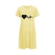 thumbnail image 4 of Camisón corto de mujer, vestido de largo medio con estampado de moda, camisón corto extragrande de mujer, camisón de manga corta con estampado de pecho a la moda, camisón de mujer, 4 of 6