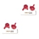 thumbnail image 4 of Vogacara 2 piezas SCX24 mejoras duraderas modelo delicado piezas de coche bien combinado vehículo accesorio Vehicular para actualizar rojo Type2 NO2, 4 of 6