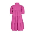 thumbnail image 6 of GXIPO Women's Cute Babydoll Off Shoulder Dresses Casual Flared Long Sleeves Loose Shirred Summer Dress Hot Pink M, 6 of 8