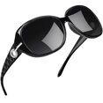 thumbnail image 1 of Gafas de sol polarizadas para mujer, de gran tamaño, a la moda, grandes, grandes, para conducir, gafas de sol para ojos sensibles, protección UV JFHHH pequeña, 1 of 3