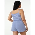 thumbnail image 2 of Free Assembly Women's Sleeveless Cotton Romper, 2 of 5