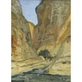 thumbnail image 2 of Henry Ossawa Tanner 11x14 Gold Ornate Wood Frame and Double Matted Museum Art Print Titled - The Canyon, 2 of 4