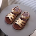 thumbnail image 7 of Ruyang Roman Sandals for Baby Girls Open Toe Cross Strap Rubber Sole Shoes Summer Lightweight Soft Sole Beach Sandals, 7 of 7