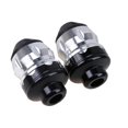 thumbnail image 4 of kurtrusly CNC Motorbike Front Fork Cup Frame Slider Crash Guard Protector Silver, 4 of 8