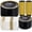 Black, variant on 700 Pcs Gold Plastic Plates for 100 Guests - Disposable Dinnerware Set,Party Supplies Includes 200 Gold Plates,300 Plastic Silverware,100 Napkins,100 Cups for Party and Wedding