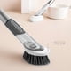 thumbnail image 4 of Teissuly Clearance Kitchen Can Add Dishwashing Liquid Long Handle Brush With 4 Brush Heads & Base, Sponge TPR Wood Pulp Cotton Does Hurt The Pot(Gray, One Size) Teissuly WER2023081406125, 4 of 5