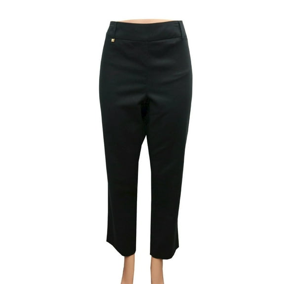 Charter Club Black Tummy Slimming Ankle Length Pants Women's 14