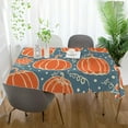 thumbnail image 6 of Dreamtimes Thanksgiving Pumpkin Tablecloth, Waterproof Washable Polyester Square Table Cover, Durable Tablecloth for Kitchen Dining Table Party Decor,54"X 54", 6 of 7