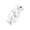 A004- White (Little Cat), variant on Cat Spay Recovery Suit, Printed Cat Body Suit Post Surgery, Recovery Suit for Cats, Surgical Recovery Suit for Female and Male Cats, Pink Fox Pattern, Single Pack