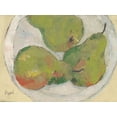 thumbnail image 2 of Dixon, Samuel 18x15 Black Ornate Wood Framed with Double Matting Museum Art Print Titled - Plate with Pear, 2 of 4