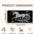 thumbnail image 2 of License Plate,Floral Horse Silhouette Decorative Front,Personalized Stainless Steel License Plate Cover For Men Women,12.2" X 6.2", 2 of 7