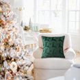 thumbnail image 6 of HongHeng Christmas Pillow Covers 17" x 17", Soft Plush Faux Fur with 3D Embroidery Reindeer Design for Home Christmas Decor Sofa, Couch, Party, Skin-Friendly, 6 of 6