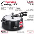 thumbnail image 4 of Contura Black Aluminium XT Pressure Cooker 6.5 Liters | Hard Anodized Inner Lid Cooker, Induction Cooker, Handi Cooker, (CXT65), 4 of 4