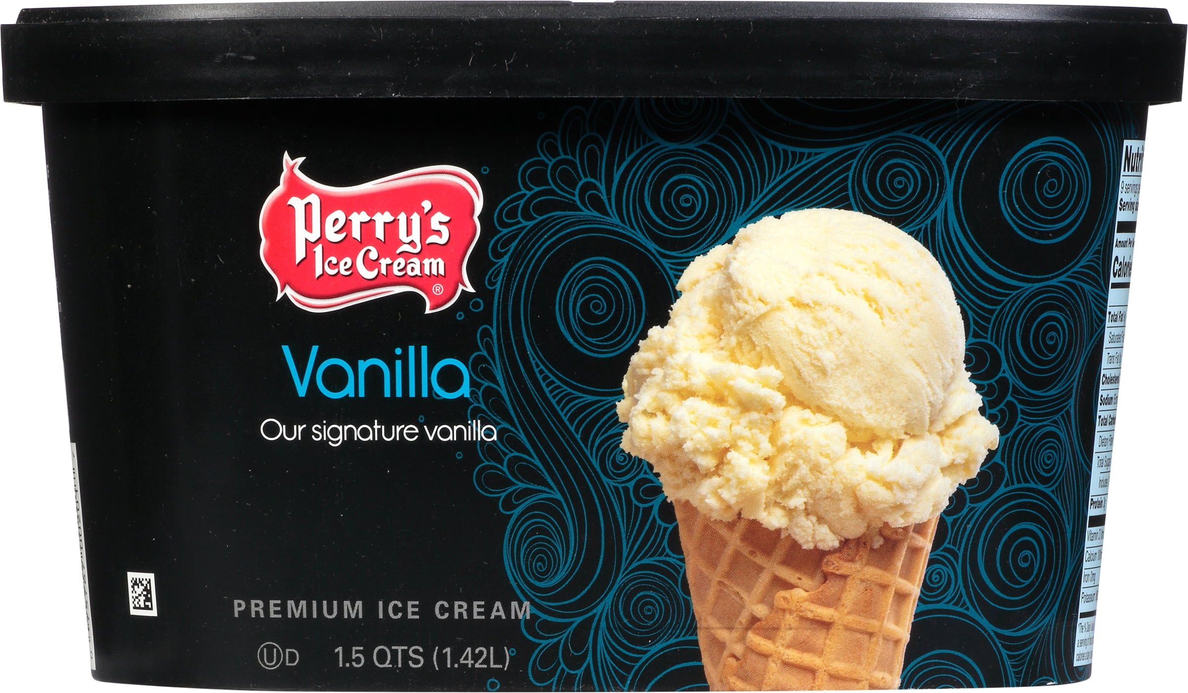 Perry's Vanilla Ice Cream, Frozen Dessert, 1.5 Quart