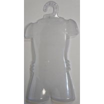 Henta Plastic Body Forms | Clothing Retail Store Mannequin (Clear, Child, Set of 10)