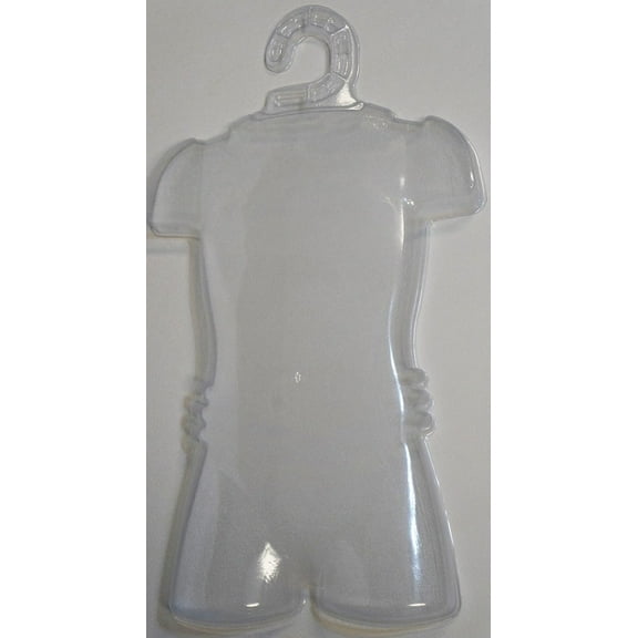 Henta Plastic Body Forms | Clothing Retail Store Mannequin (Clear, Child, Set of 10)