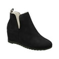 thumbnail image 2 of Mareep Bottes Hautes pour Femmes à la Cheville Talon Épais Bout Rond Bottes à la Cheville Belles Chaussures Cadeau Liquidation, 2 of 9