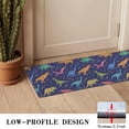 thumbnail image 3 of Colorful Cartoon Dinosaurs Plants Pattern Door Rugs,Washable Non Slip Door Mats Indoor,Decorative Door Mats,Entry Mat Indoor for Entrance,Bedroom,Kitchen,Bathroom,16"x47", 3 of 6